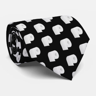 Toilet Paper Pattern ネクタイ