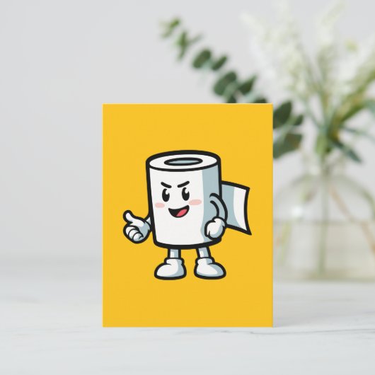 Toilet Roll ポストカード (スタンド正面)