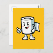 Toilet Roll ポストカード (正面/裏面)