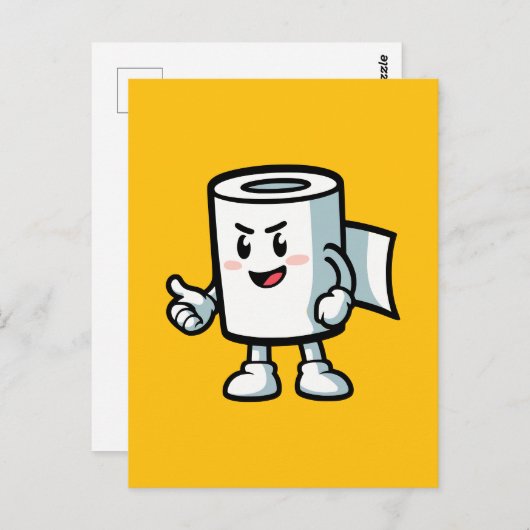 Toilet Roll ポストカード (正面/裏面)