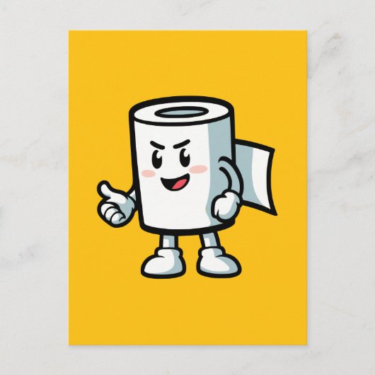Toilet Roll ポストカード (正面)