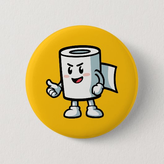 Toilet Roll 缶バッジ (正面)