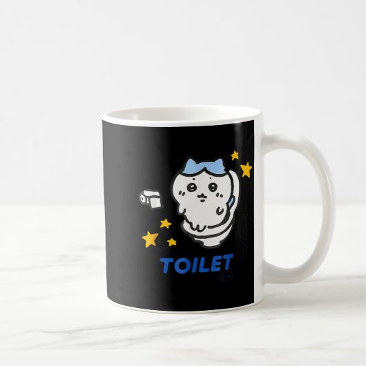 Toilet Time Chikawa Meme Funny Tee  コーヒーマグカップ (右)