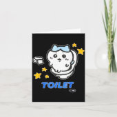 Toilet Time Chikawa Meme Tee  カード (正面)
