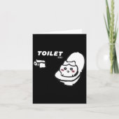Toilet Time Chikawa Meme Tee  カード (正面)