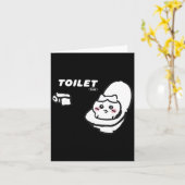 Toilet Time Chikawa Meme Tee  カード (黄色い花)