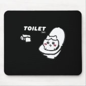 Toilet Time Chikawa Meme Tee  マウスパッド (正面)