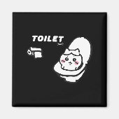 Toilet Time Chikawa Meme Tee マグネット (正面)