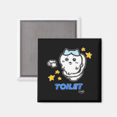 Toilet Time Chikawa Meme Tee  マグネット (正面/裏面)