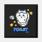 Toilet Time Chikawa Meme Tee  マグネット (正面)
