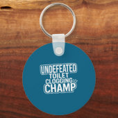Toilet Undefeated Champion Clogging キーホルダー (正面)