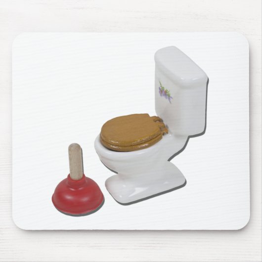 ToiletLargePlunger051411 マウスパッド (正面)