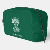 Toiletry Bag - Forest Green (Personalized) ドップキット (右コーナー)