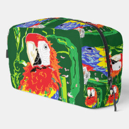 Toiletry Bag : Friendly  Parrots ドップキット