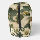 Toiletry bag green flowers pattern  ドップキット (右)