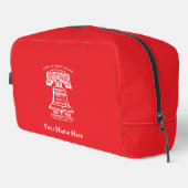 Toiletry Bag - Red (Personalized) ドップキット (右コーナー)
