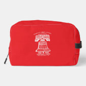 Toiletry Bag - Red (Personalized) ドップキット (裏面)