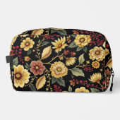 Toiletry Bags flowers pattern  ドップキット (正面)