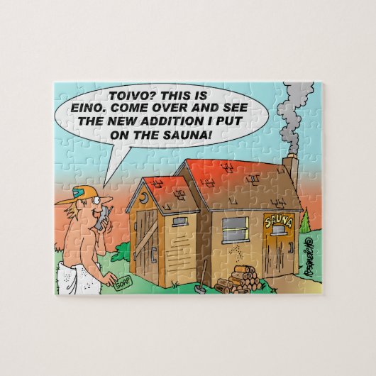 ToivoおよびEino Yooperの漫画のジグソーパズル ジグソーパズル (横)