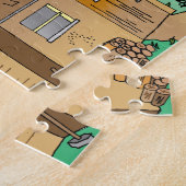 ToivoおよびEino Yooperの漫画のジグソーパズル ジグソーパズル (側面)