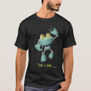 Tok & Jok TokBot対JokBotダークシャツ Tシャツ