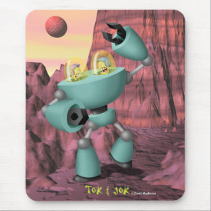 Tok & Jok TokBot対JokBotマウスパッド マウスパッド