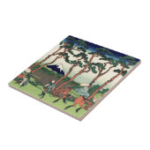 Tokaido富士山京都のHokusai Hodogaya タイル (側面)