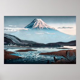 Tokaido Fujikawa by Tsuchiya Koitsu ポスター