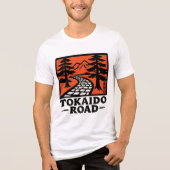 Tokaido Road - Japan - Samurai  トライブレンドＴシャツ (正面)