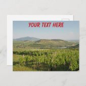 Tokajブドウ園、ハンガリーのカスタマイズ可能なポストカード ポストカード (正面/裏面)