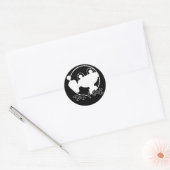 TokBOT & JokBOTダークステッカー ラウンドシール (封筒)