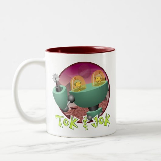 TokBOT & JokBOT Mug ツートーンマグカップ (左)