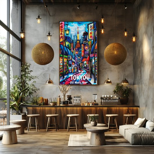 Tokio: Donde lo Antiguo se Encuentra lo Moderno. ポスター