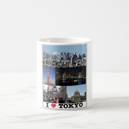 Tokio - I Love – 日本 – コーヒーマグカップ (中央)