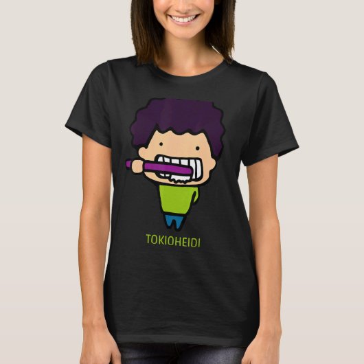 TOKIOHEIDI Brush Your Teeth Song はみがきのうた Hamigak Tシャツ (正面)