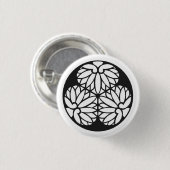 Tokugawa family crest japan 缶バッジ (正面&裏面)