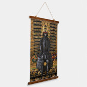 Tokugawa Ieyasu Samurai Armor Wall Tapestry 吊り下げ型タペストリー (傾斜あり)