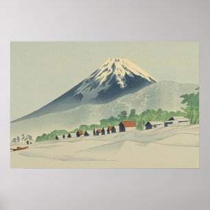 Tokuriki Tomikichiro富士の芸術日本の36の概観 ポスター