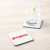 「#Tokyo」かわいいデザイン。買今 コースター (右側)