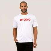 「#Tokyo」かわいいデザイン。買今 Tシャツ (正面フル)