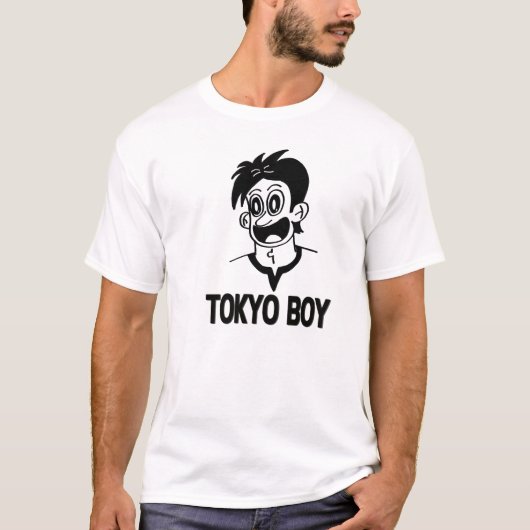 Tokyo Boy (Black Line) Tシャツ (正面)