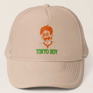 Tokyo Boy (Orange&Green Line)ハット キャップ