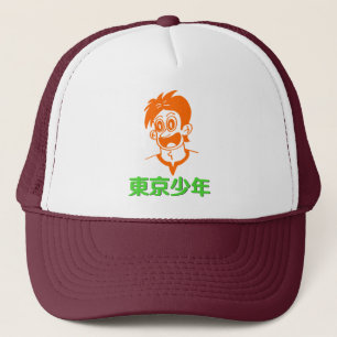 Tokyo Boy (Orange&Green Line)漢字ハット キャップ