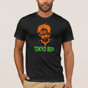 Tokyo Boy (Orange&Green Line) Tシャツ