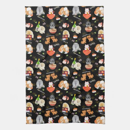 TOKYO CHOWTIME Chow キッチンタオル (縦)