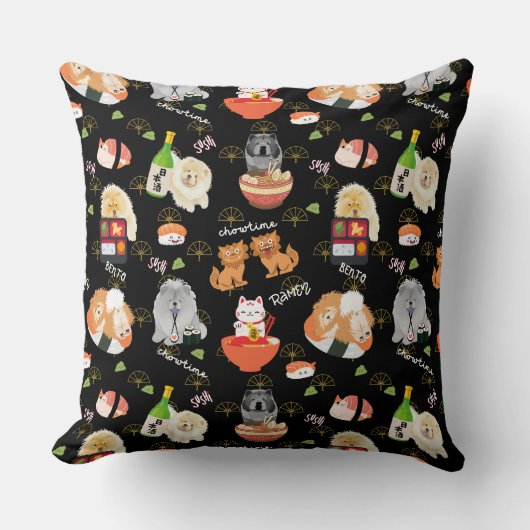 TOKYO CHOWTIME Chow クッション (正面)