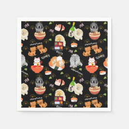 TOKYO CHOWTIME Chow スタンダードカクテルナプキン