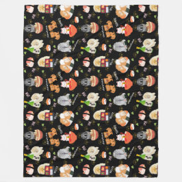 TOKYO CHOWTIME Chow フリースブランケット