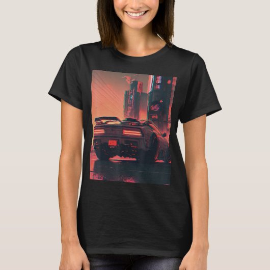 Tokyo Cyberpunksレトロlo fiインディJapan vibe aest Tシャツ (正面)