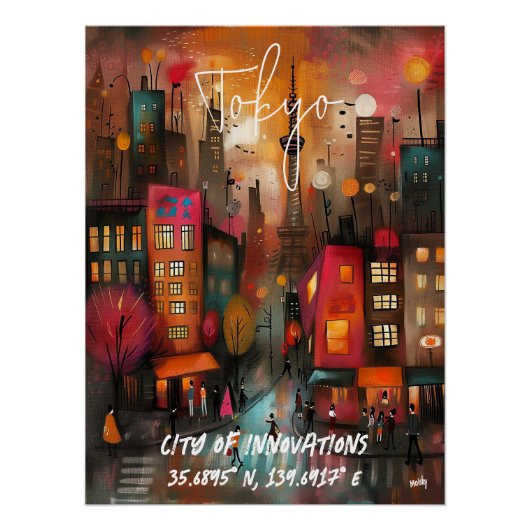 Tokyo: Futuro e Innovación ポスター (正面)